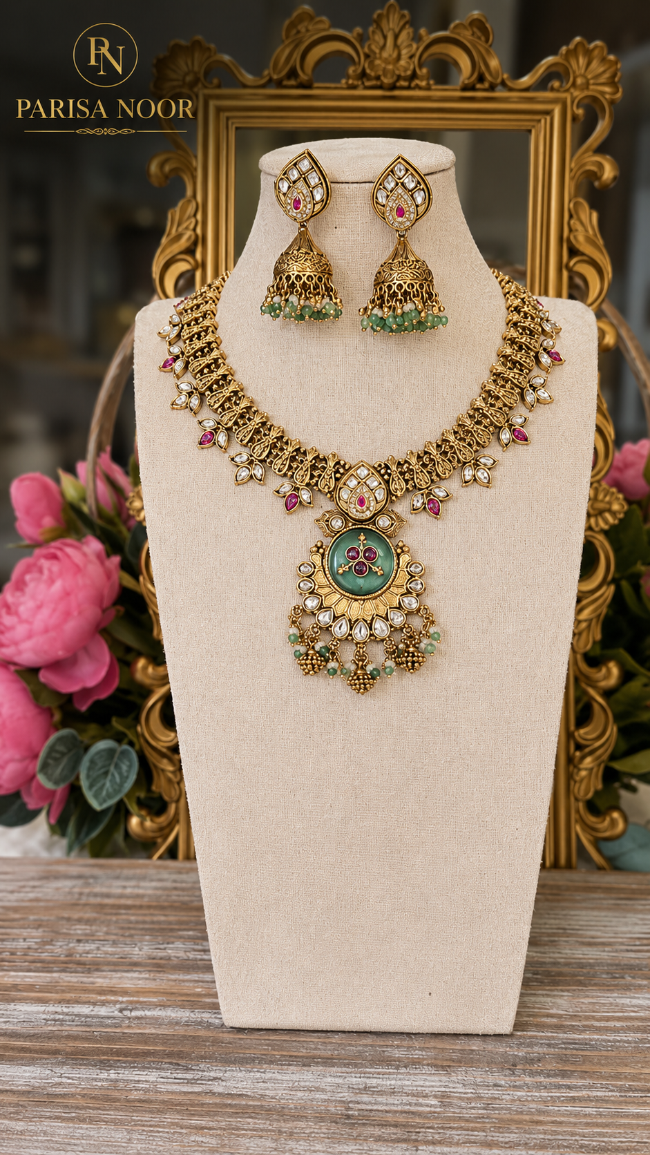 Afsheen Rajwadi Heritage Necklace Set