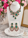 Zarviana Premium Victorian AD Designer Necklace Set