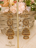 Vedika Royal Ghungru Jhumki Earrings