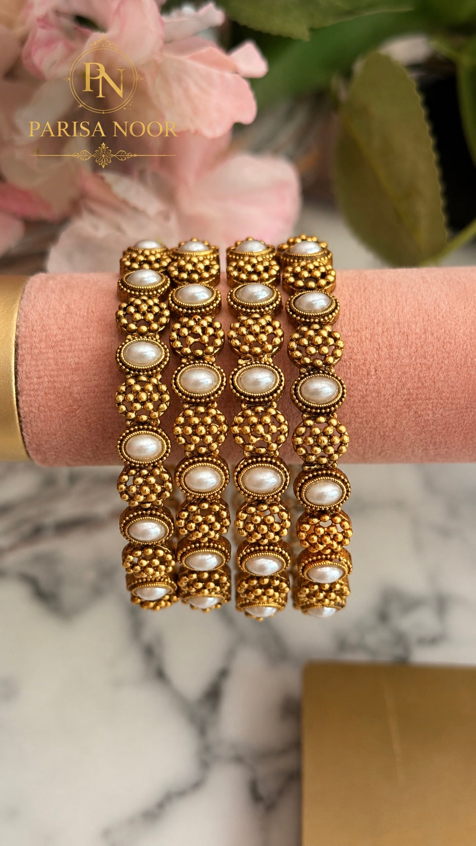 Joyti Pearl Heritage Bangle Set