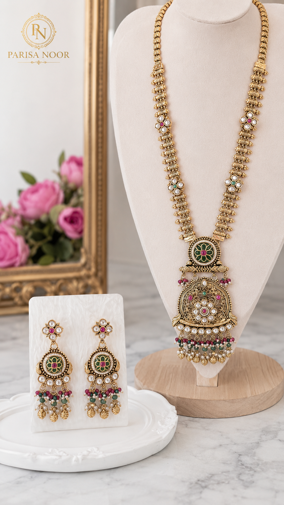 Rajkumari Mrinalini Heritage Necklace Set