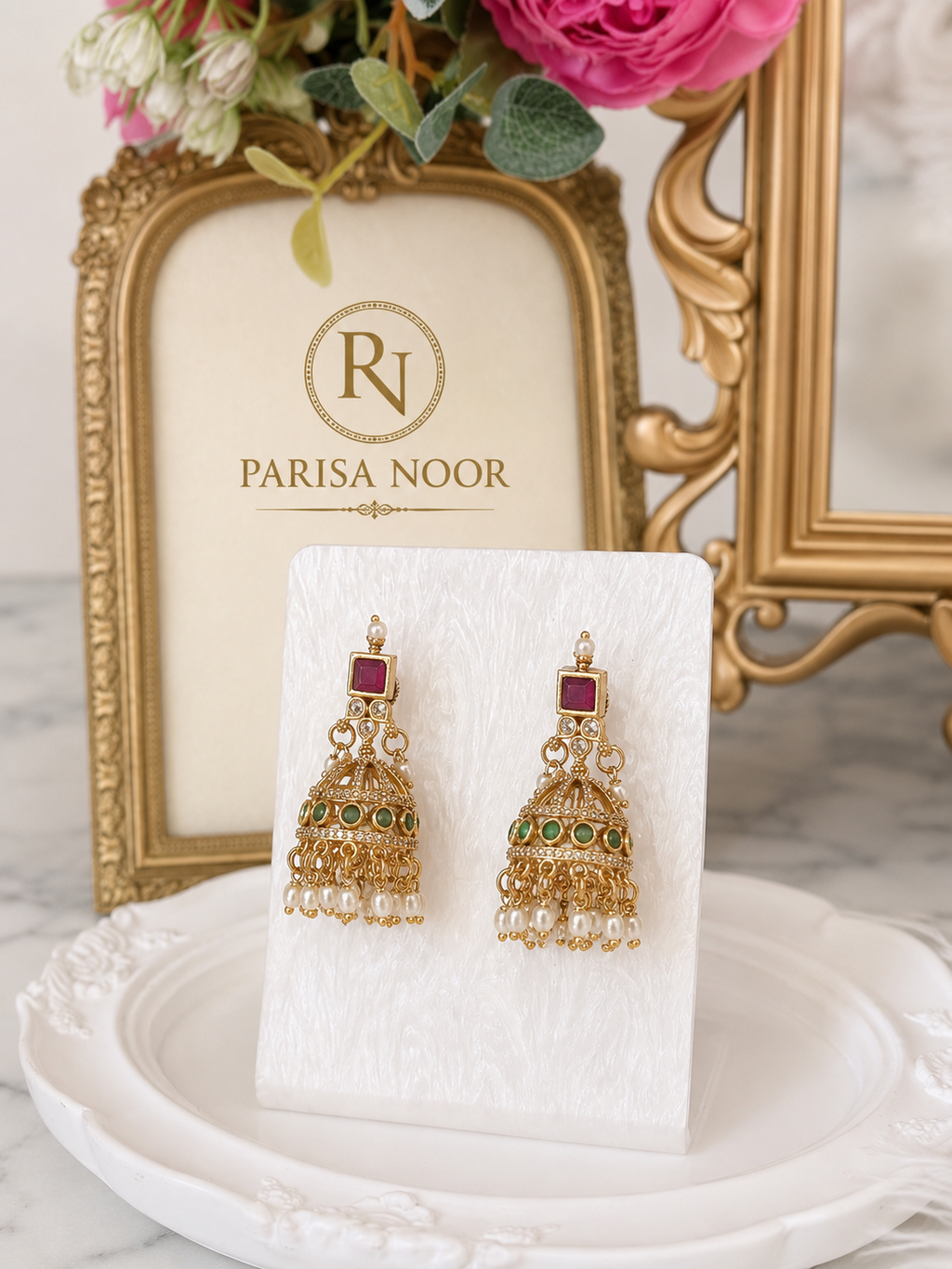 Rashmika Bollywood Bridal two layer Heritage Jewellery Set