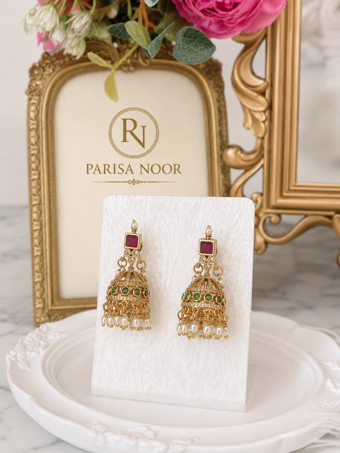 Rashmika Bollywood Bridal two layer Heritage Jewellery Set