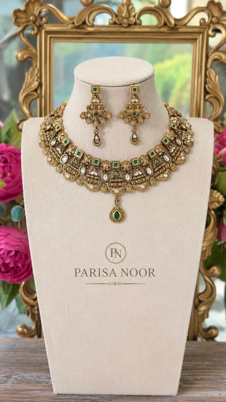 Aangan Luxury Jaipuri Heritage Necklace Set