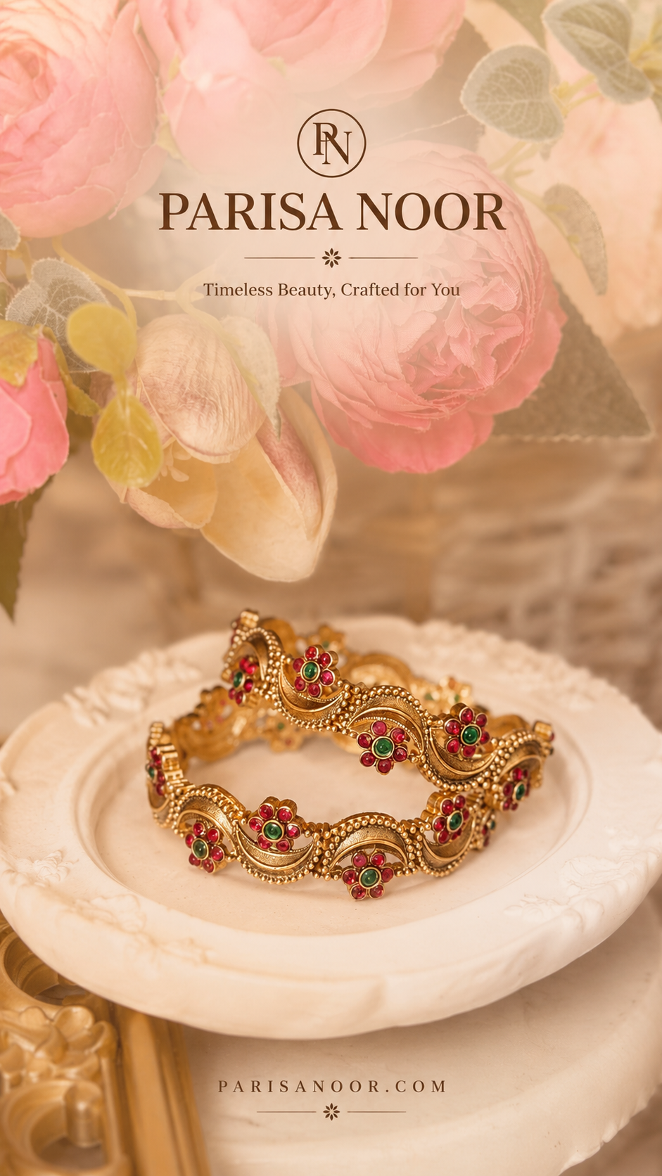 Gulbahaar Heritage Bangle Pair
