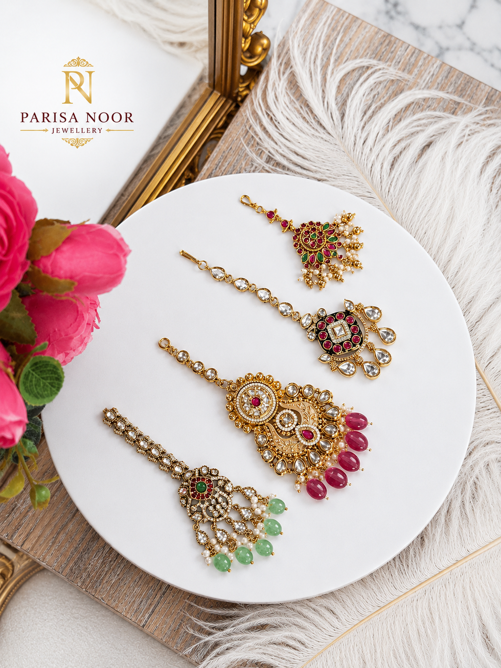 Farin Luxury Moissanite Teeka