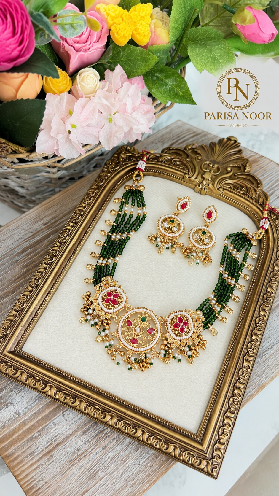Rashmi Semi Bridal Combo necklace set