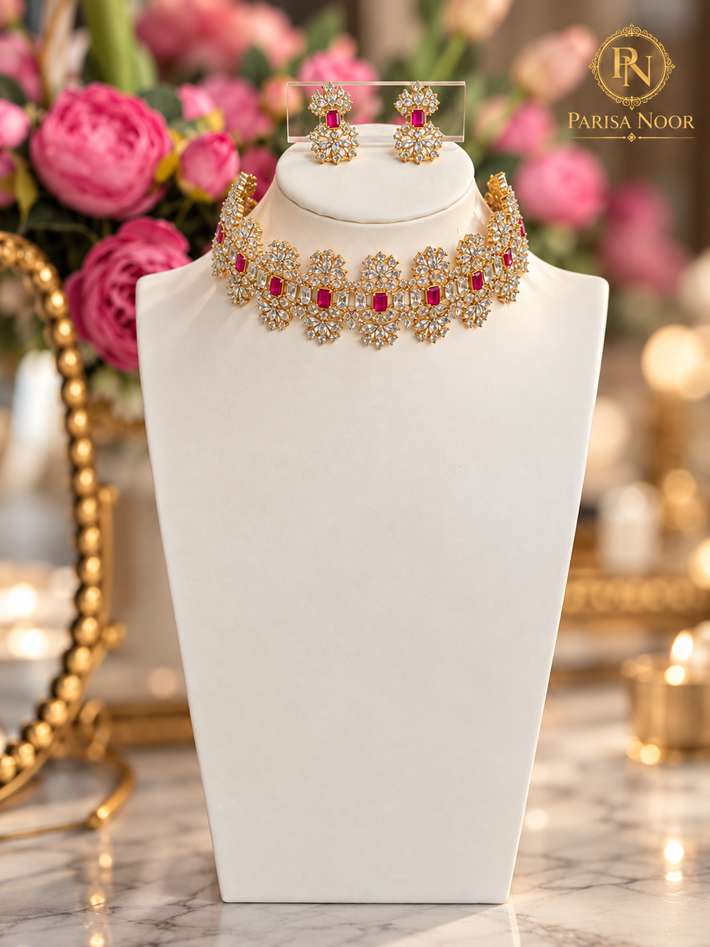 Elowen Premium Designer AD Choker Set