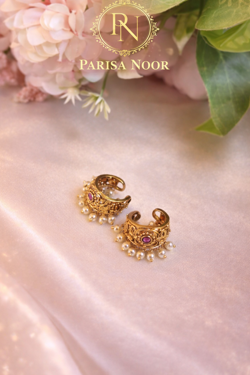 Pearls Bugadi Ear Cuff