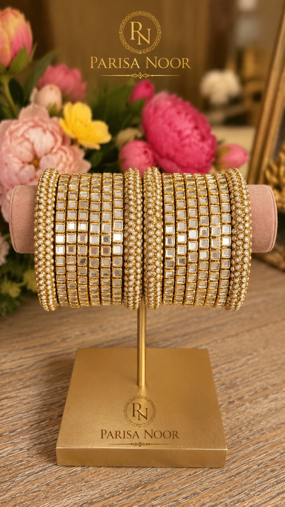 Victoria Kundan Bangle set