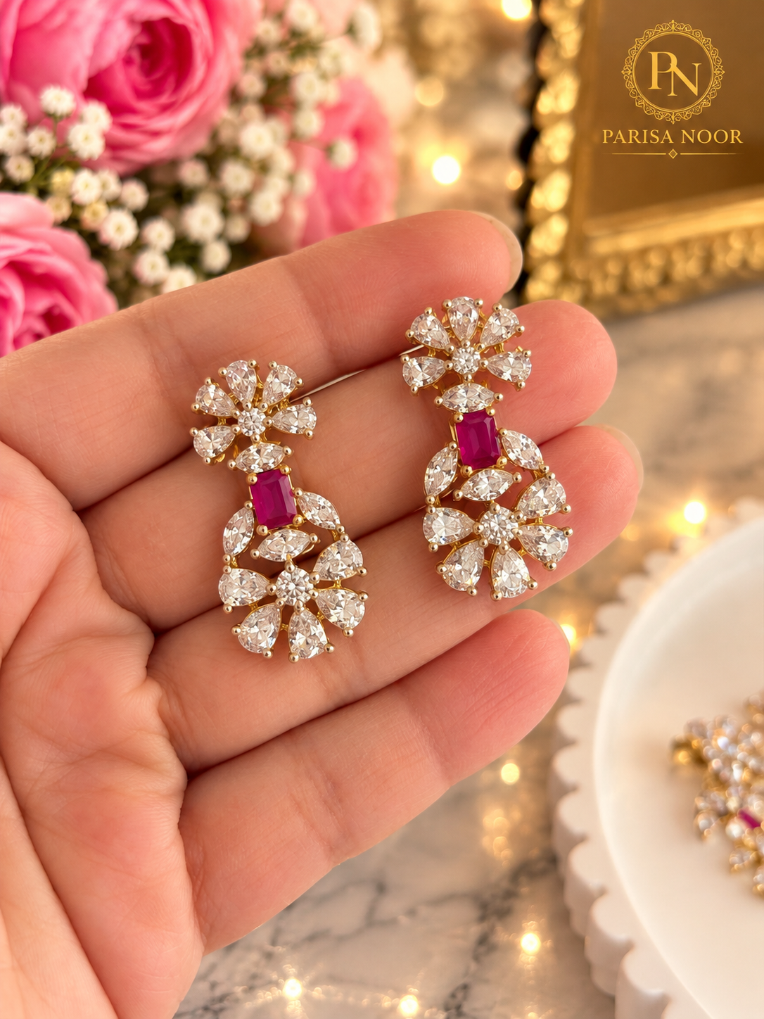 Elowen Premium Designer AD Choker Set
