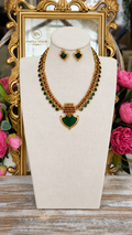 Pakiza Emerald Green Royal Necklace Set