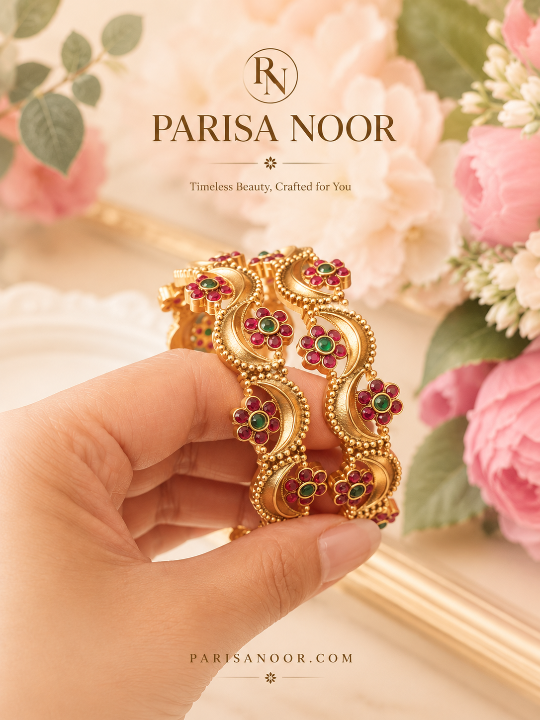Gulbahaar Heritage Bangle Pair