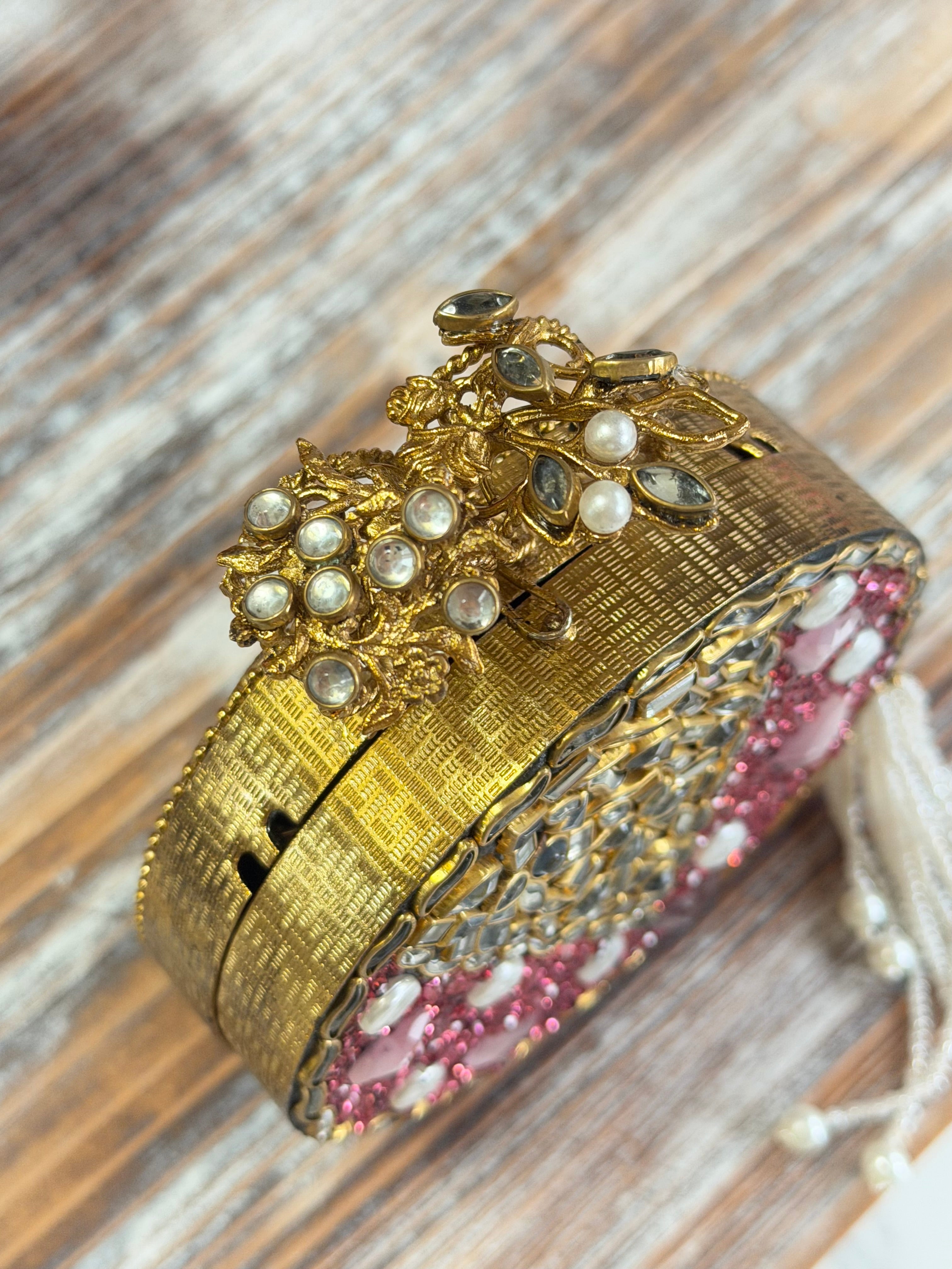 Zumra Noor Pink Mini Turkish Clutch