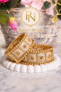 Samaira Royal Heritage Meenakari Bangle set (openable)