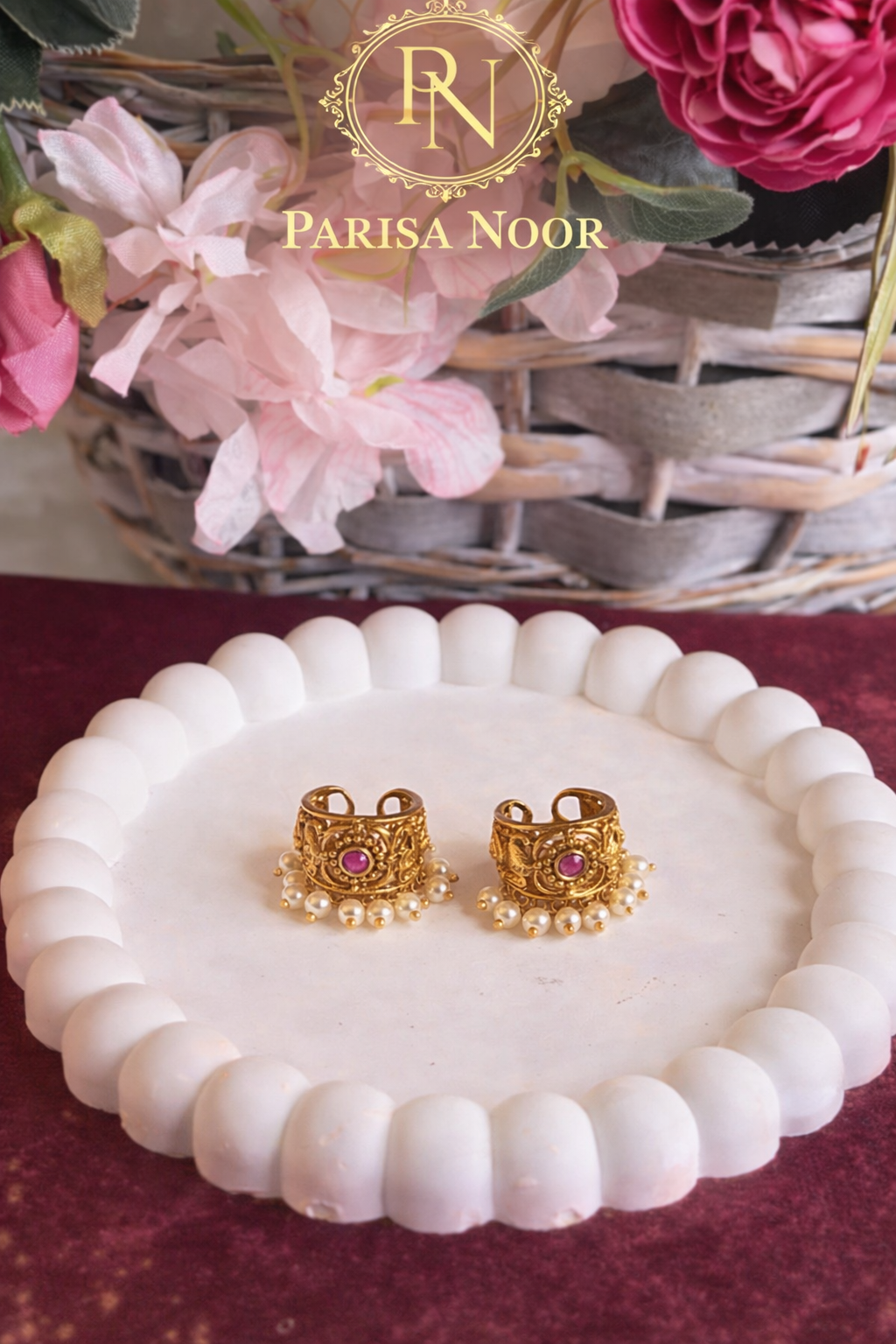 Pearls Bugadi Ear Cuff