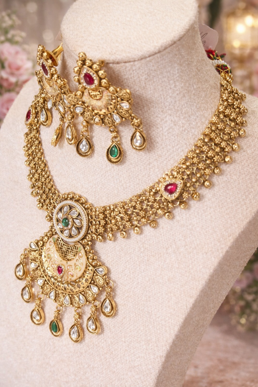 Elara Heritage Necklace Set