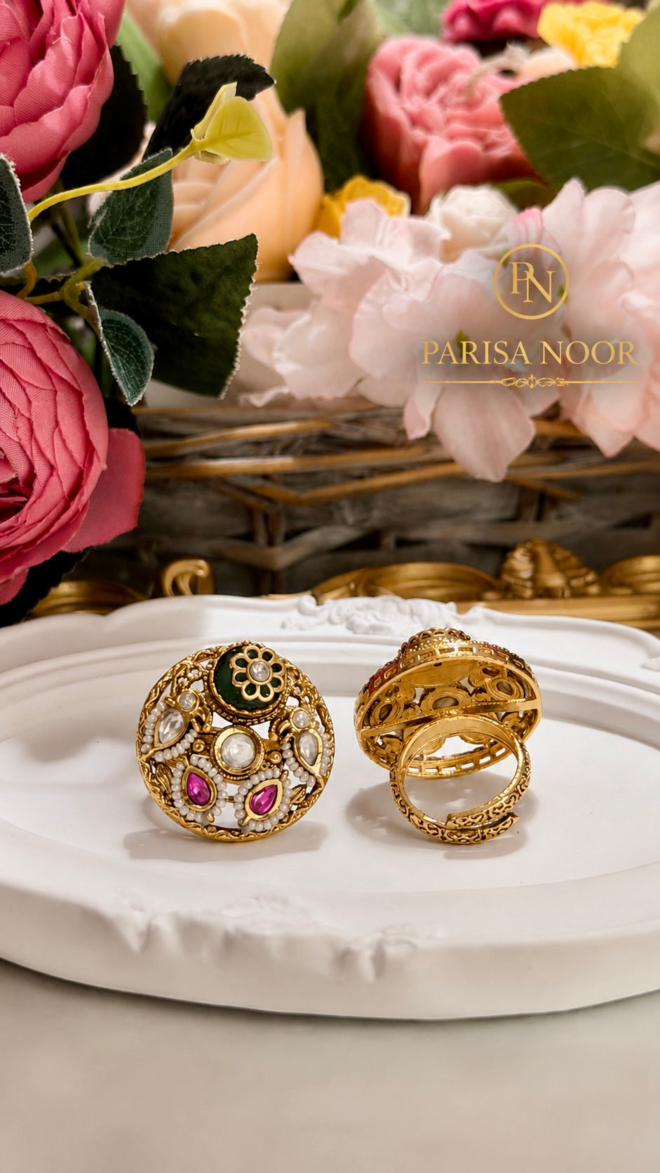 Bashira Heritage Adjustable Ring
