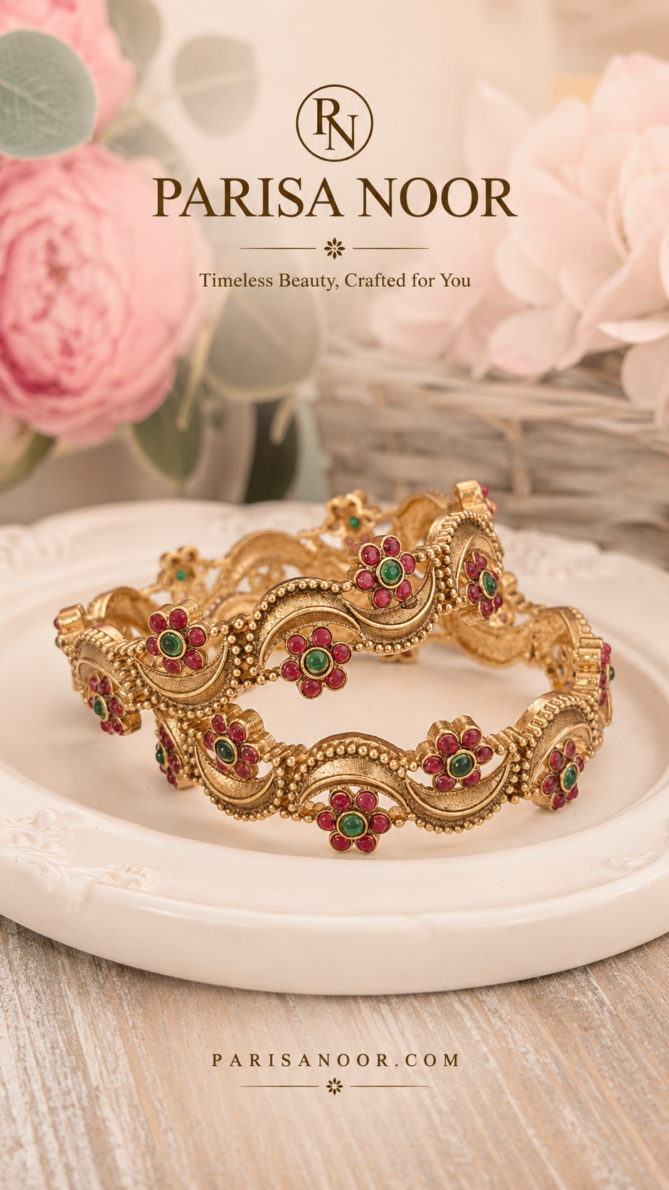 Gulbahaar Heritage Bangle Pair