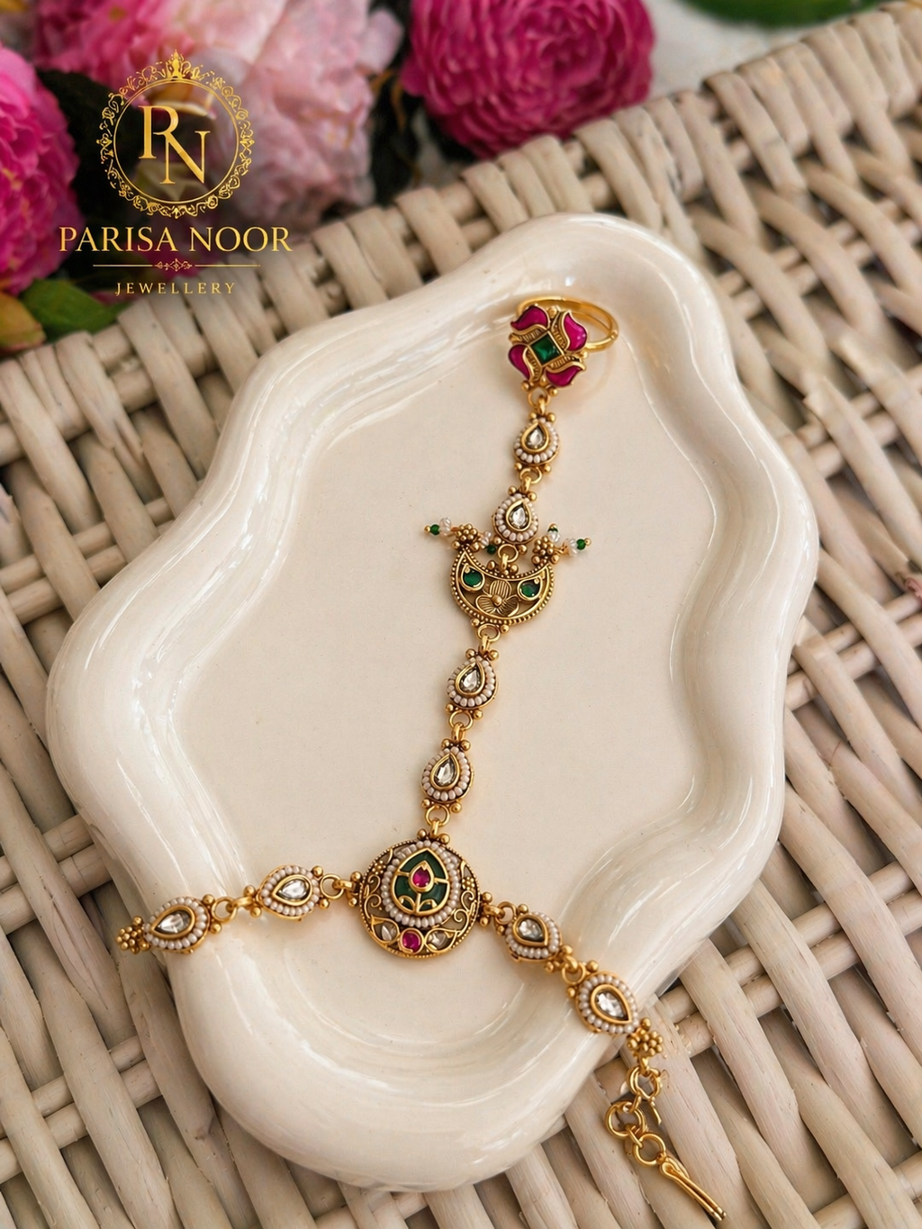 Gulbaroon Heritage Hand Harness Bracelet
