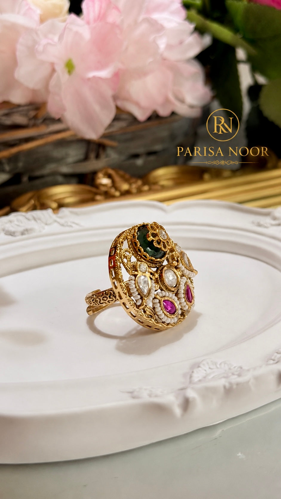 Bashira Heritage Adjustable Ring