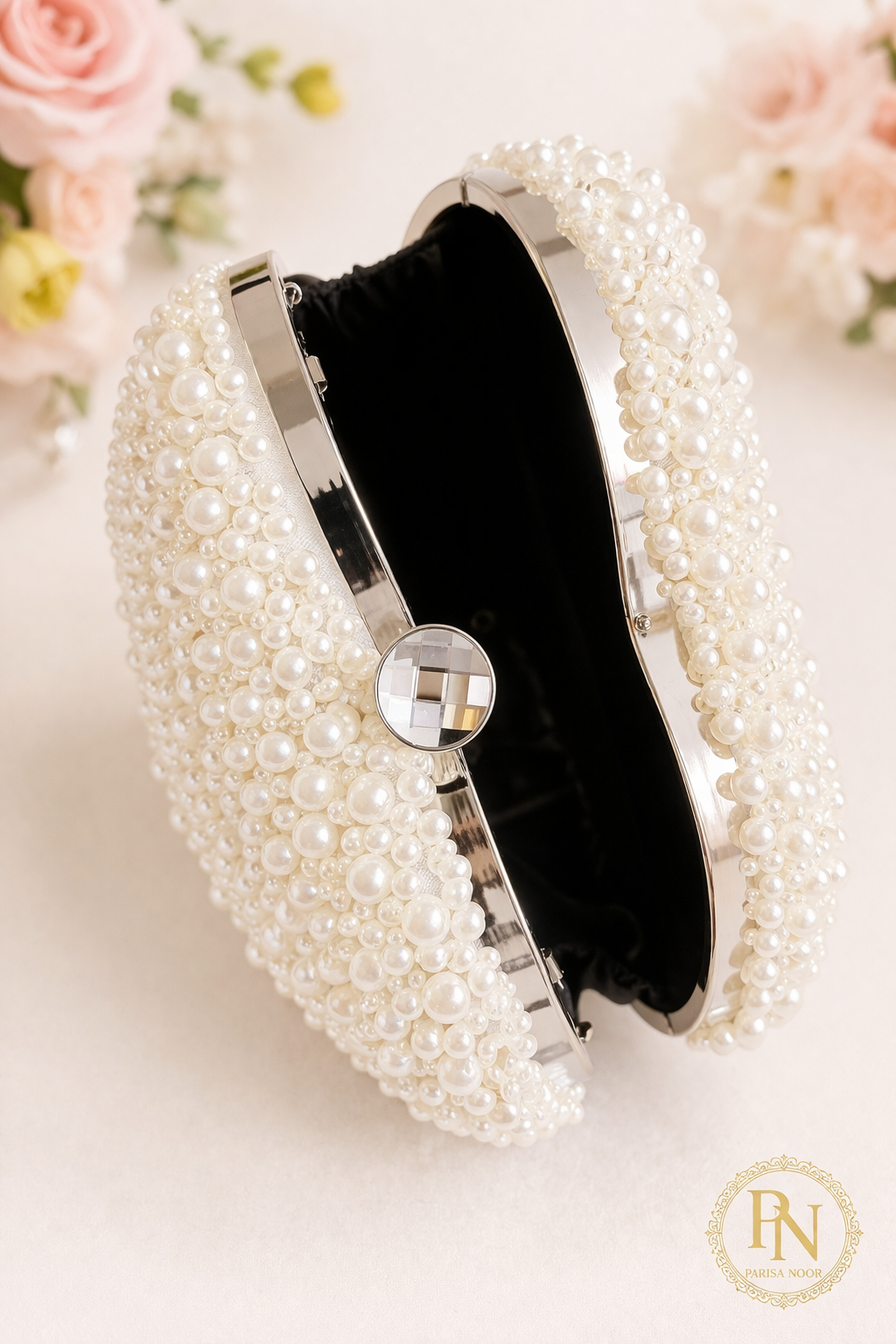 Pearl Elan Luxury Clutch