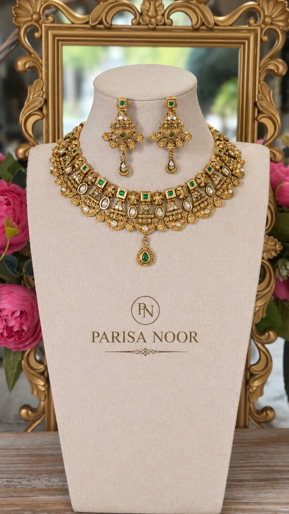 Aangan Luxury Jaipuri Heritage Necklace Set