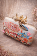 Ameila Floral Pop Big Knob Clutch