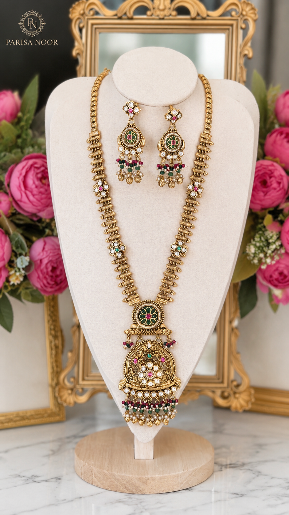 Rajkumari Mrinalini Heritage Necklace Set