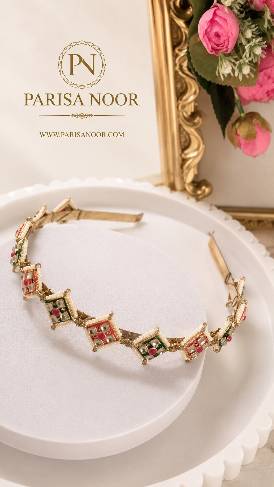 Nayara Meenakari Sheeshphool Ethnic Headband