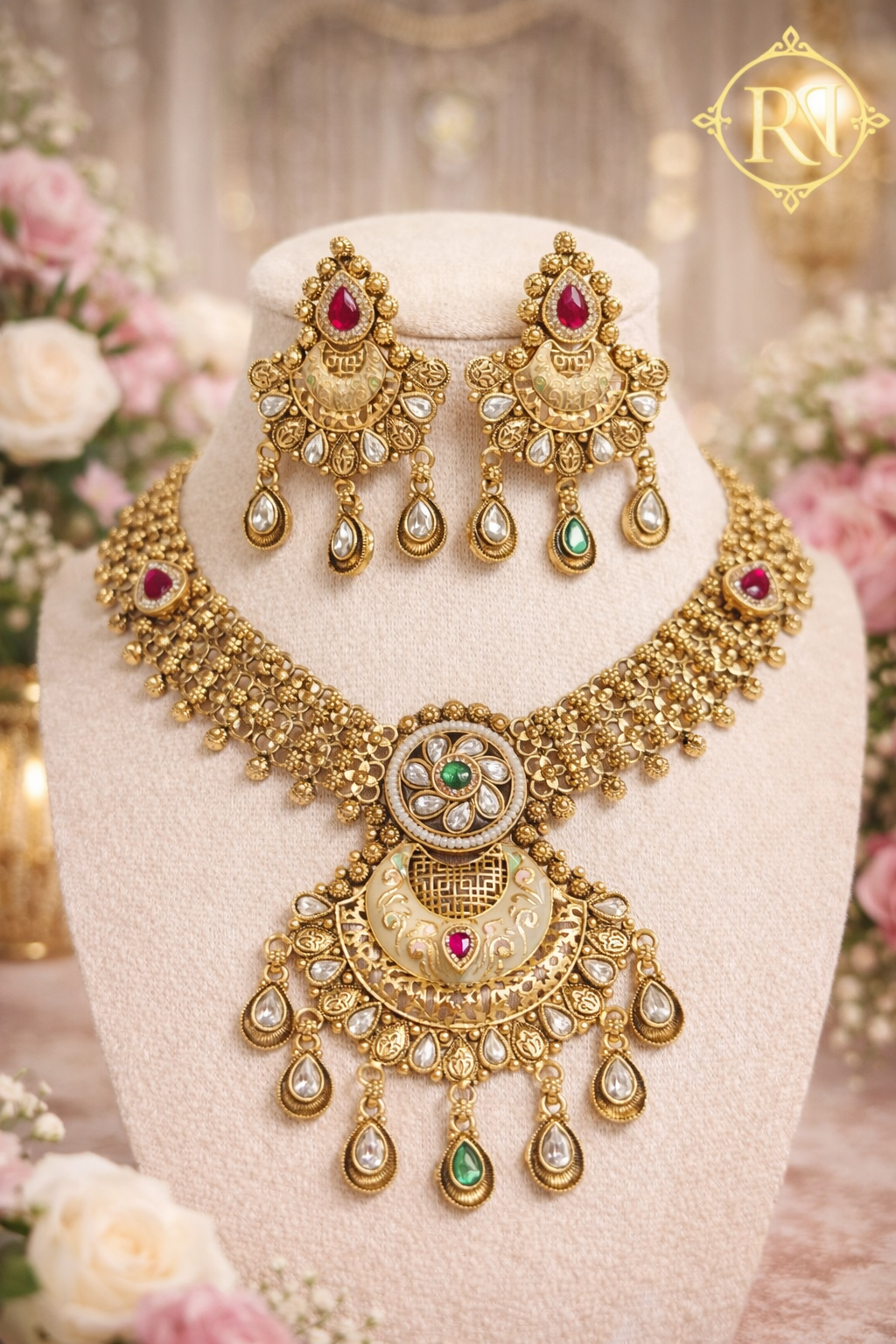 Elara Heritage Necklace Set