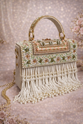 Aura Luxe tassle flap bag