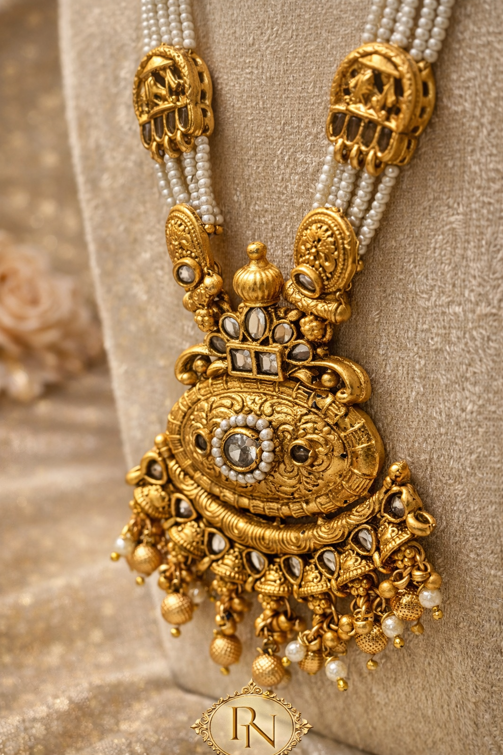 Rajsi Heirloom Antique Lond Necklace Set
