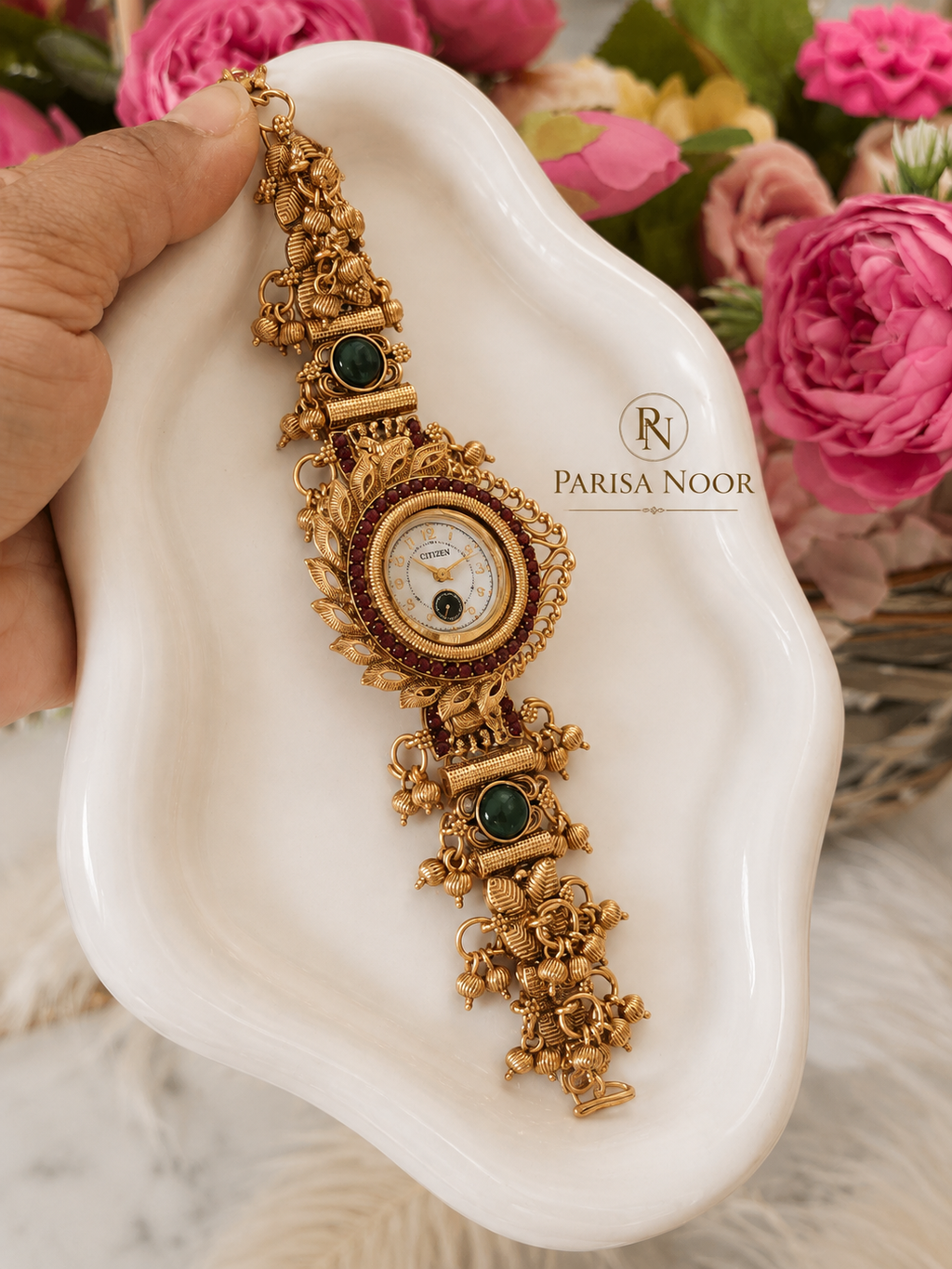 Mehrbano Antique Kashmiri Heritage Rajwadi Watch