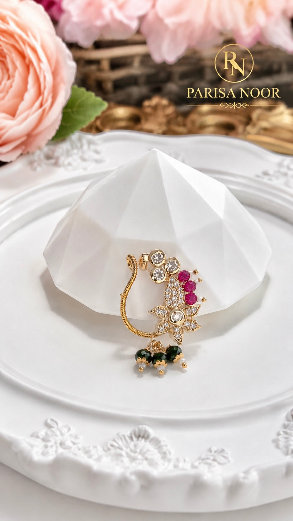 Zarlish Moissanite Nose Ring
