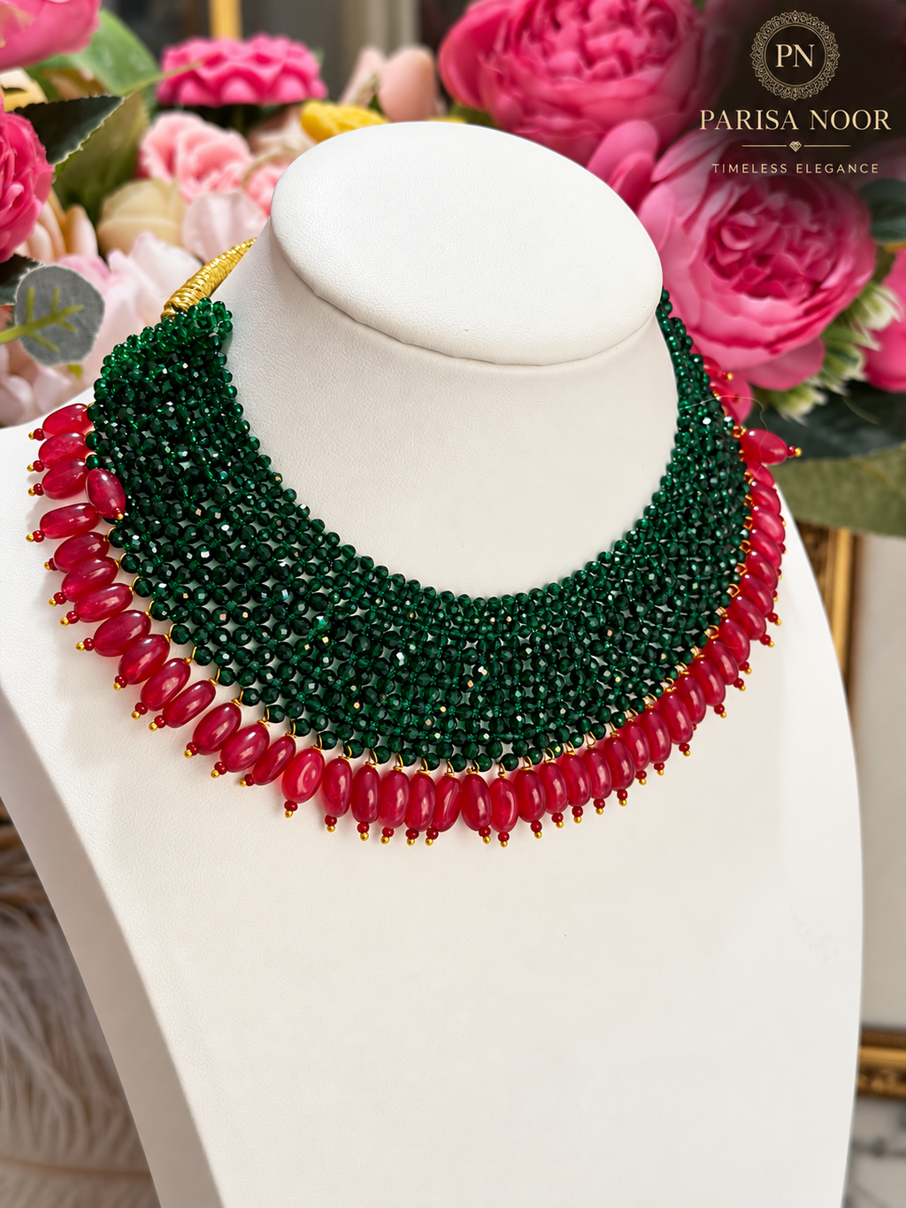 Zelaira Designer Beaded Necklace Set