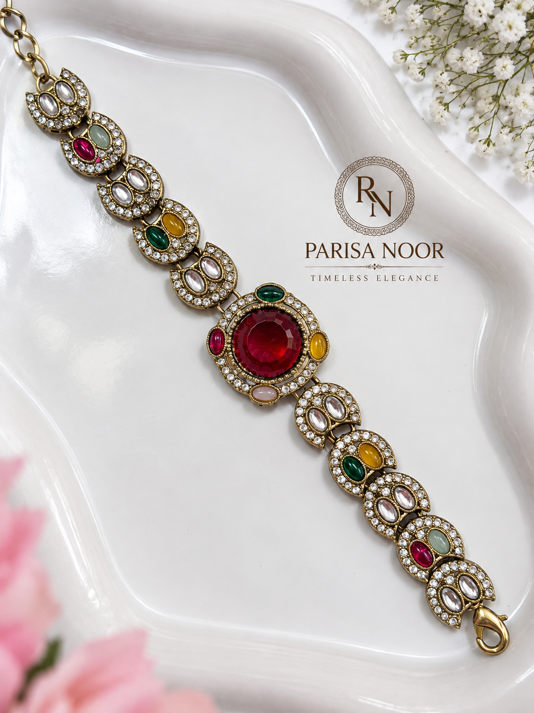 Zivara Indo-Western Kundan Bracelet