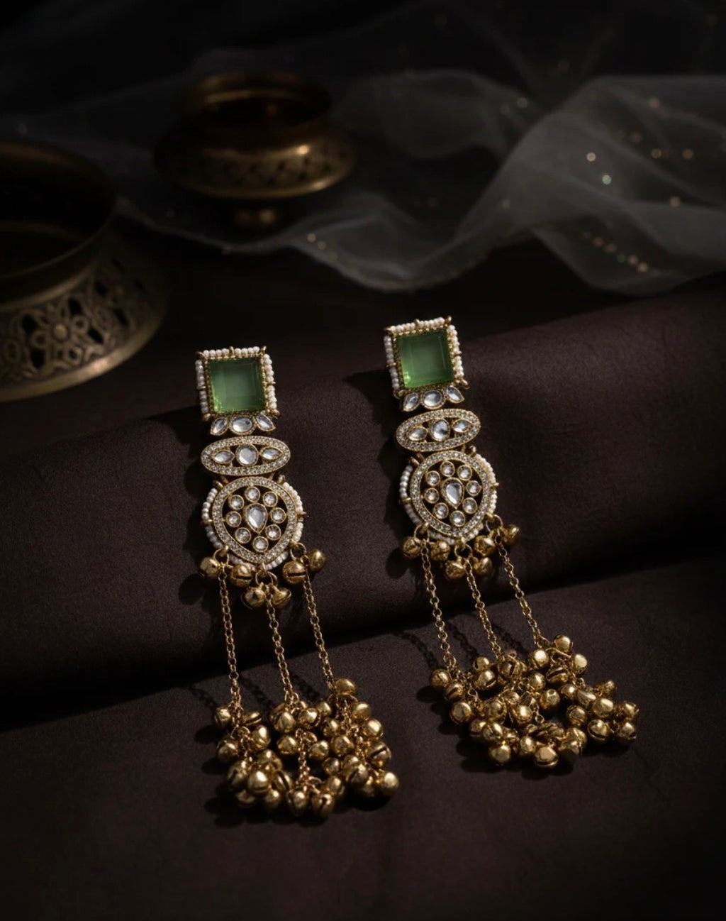 Zaviri Kashmiri Look Ghunghru Earring