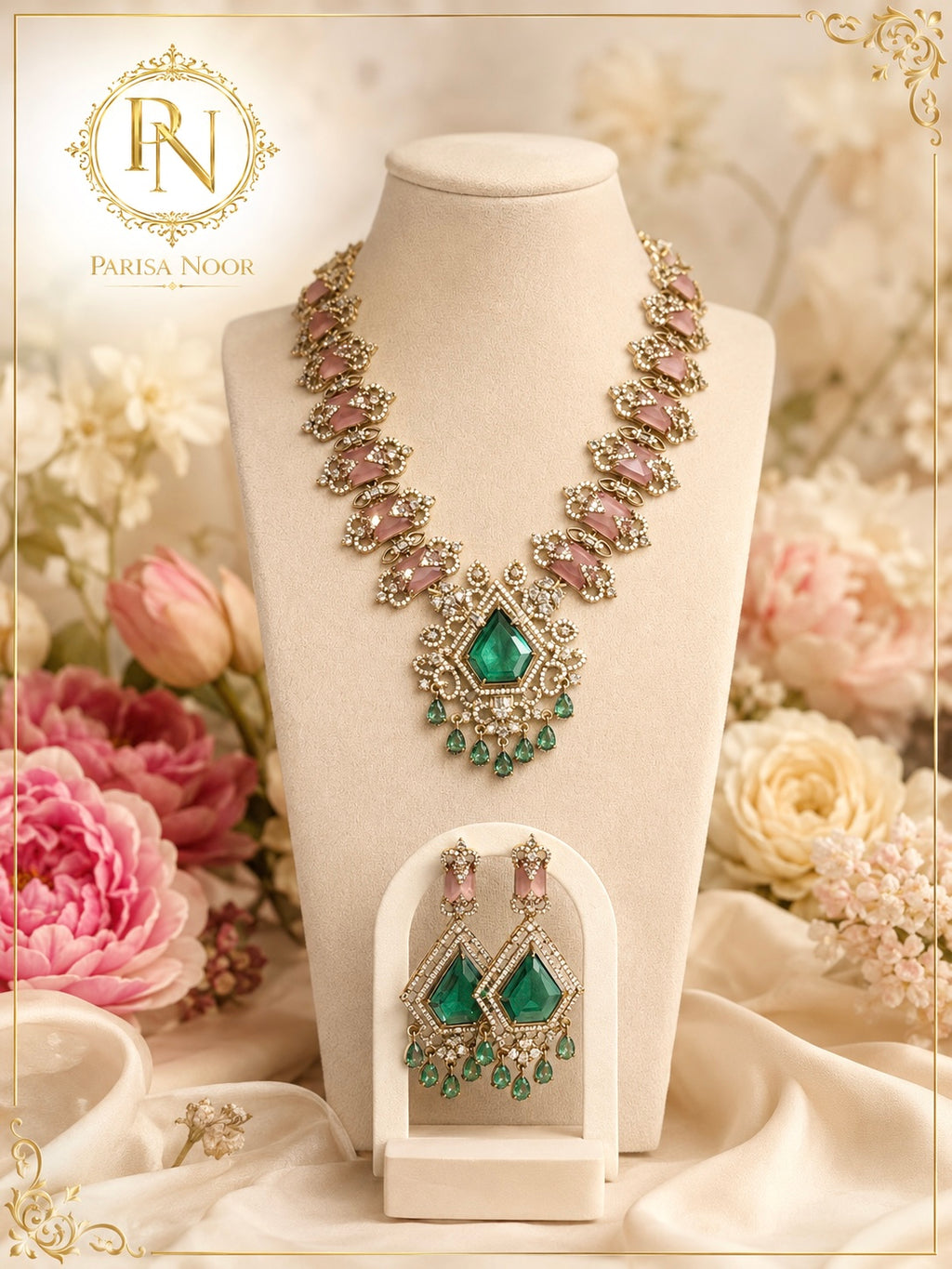 Mariam Parisa Noor Signature Victorian Necklace Set