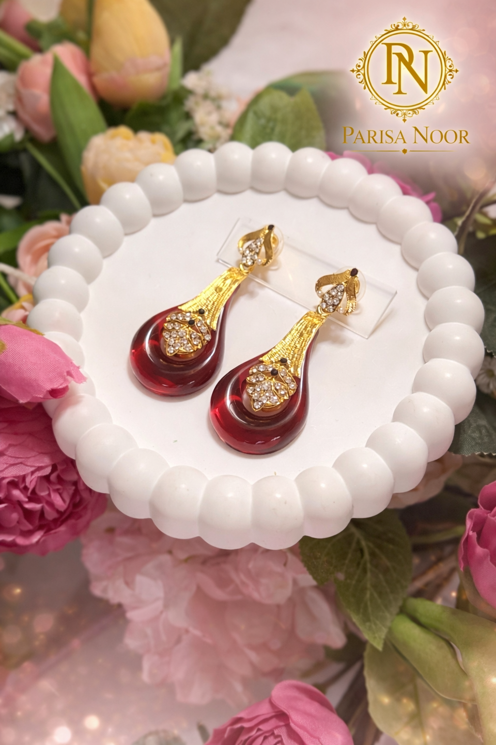 Rasha Designer Drop Earrings