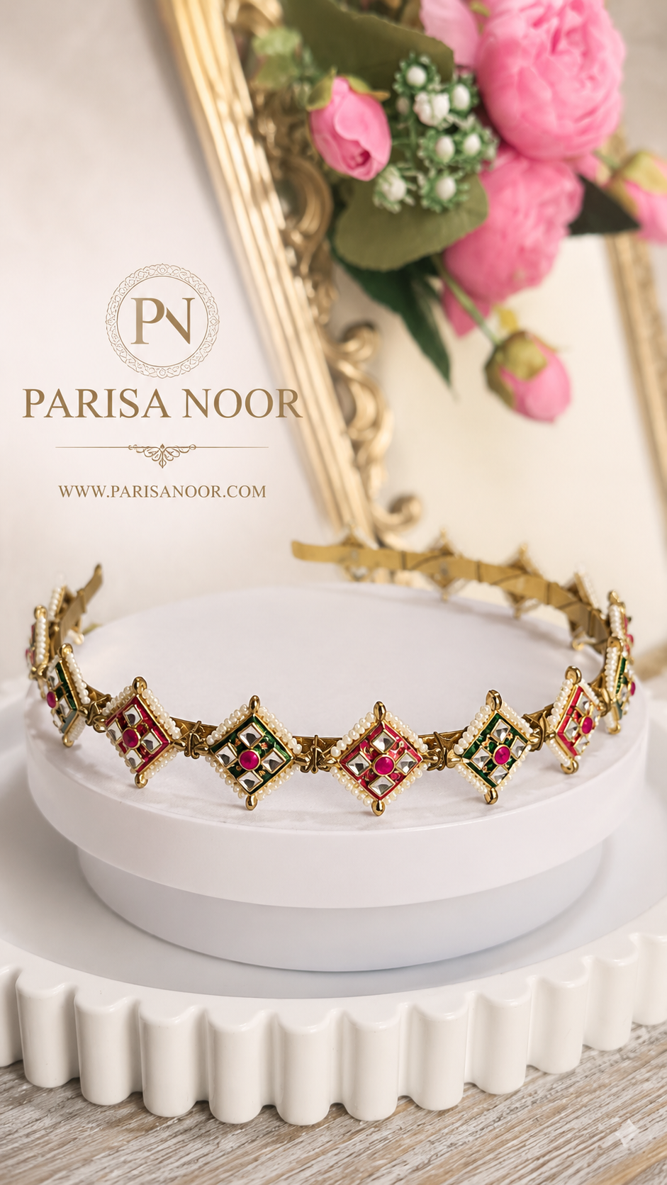 Nayara Meenakari Sheeshphool Ethnic Headband