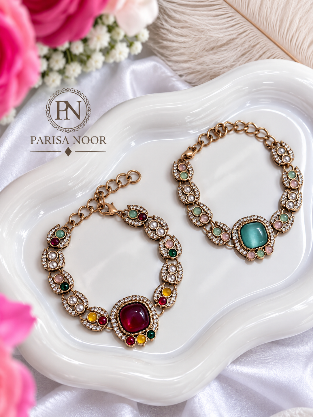 Zivara Indo-Western Kundan Bracelet
