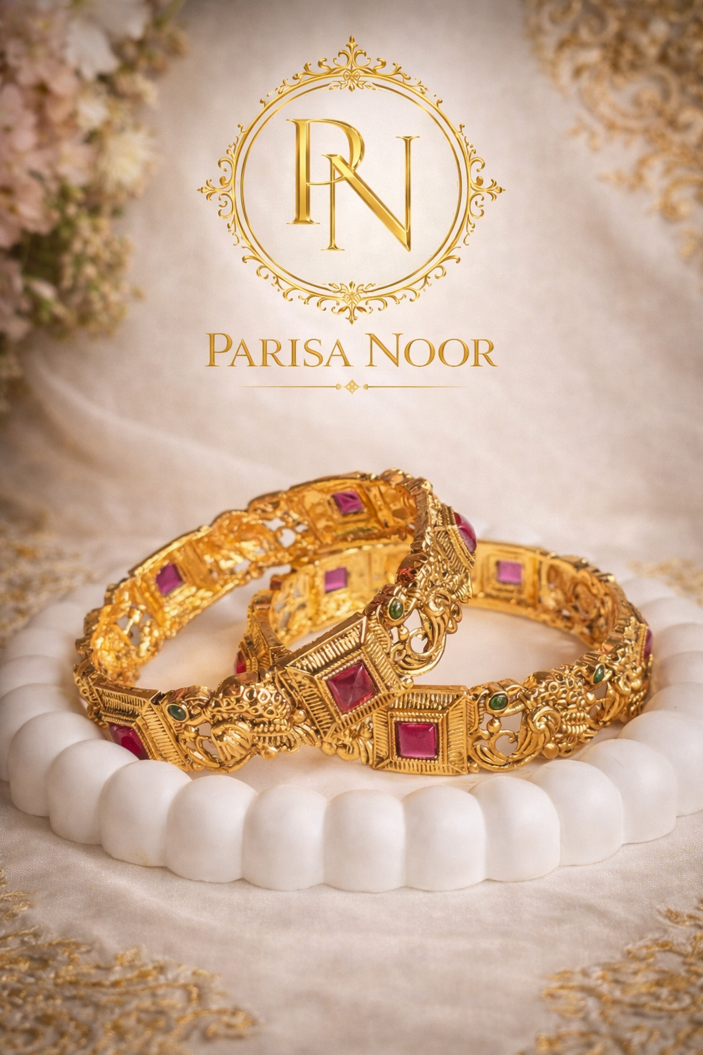 Avya Royal Heritage Antique Bangles