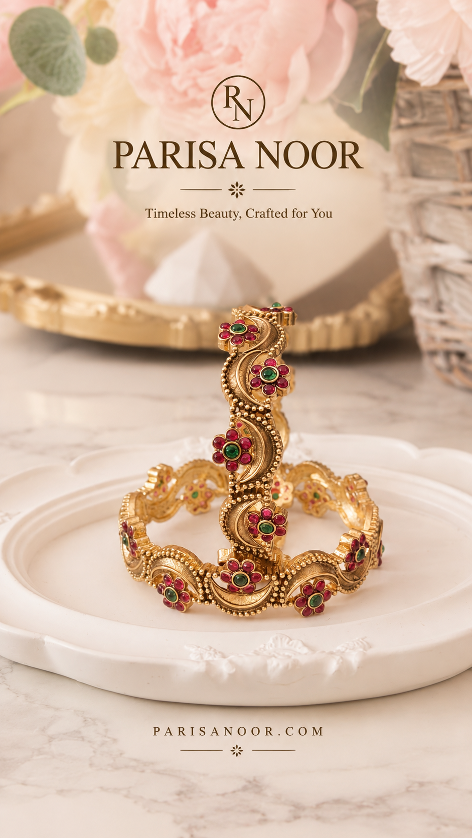 Gulbahaar Heritage Bangle Pair
