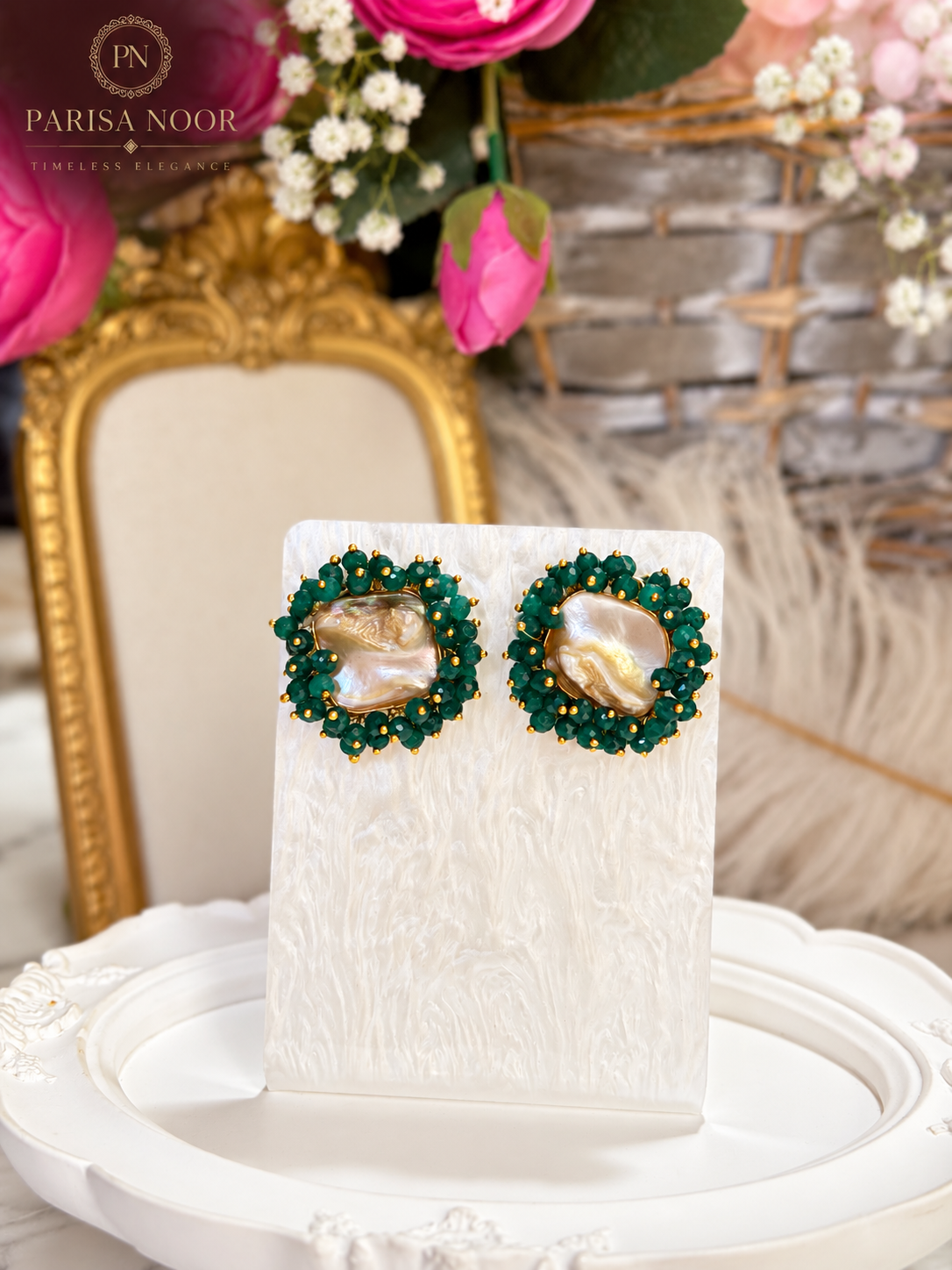 Vireya Pearl Harmony Designer Necklace