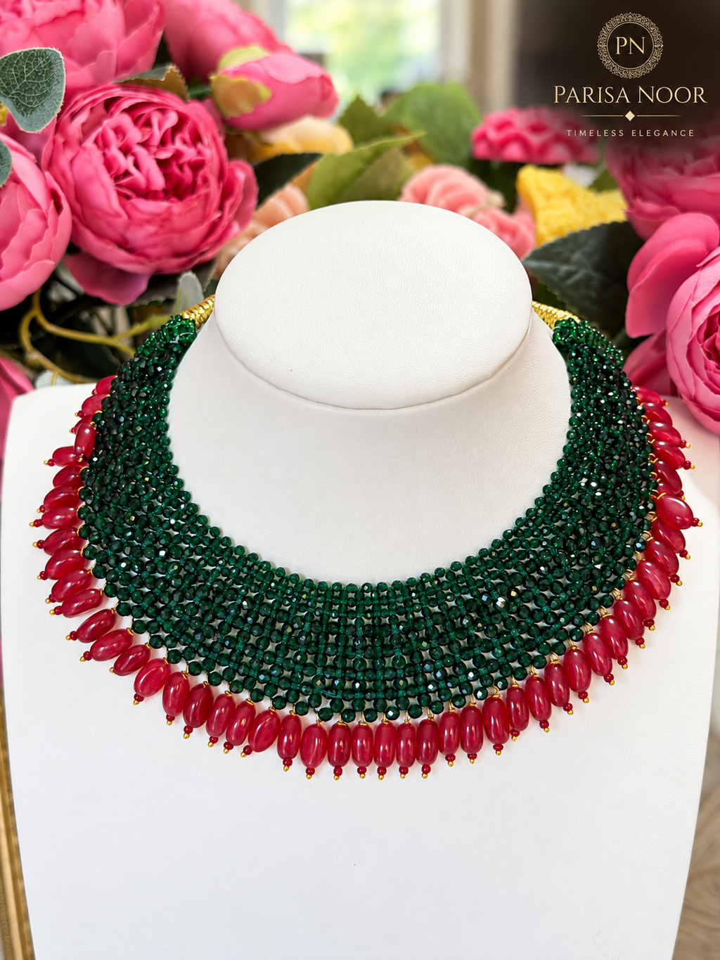 Zelaira Designer Beaded Necklace Set