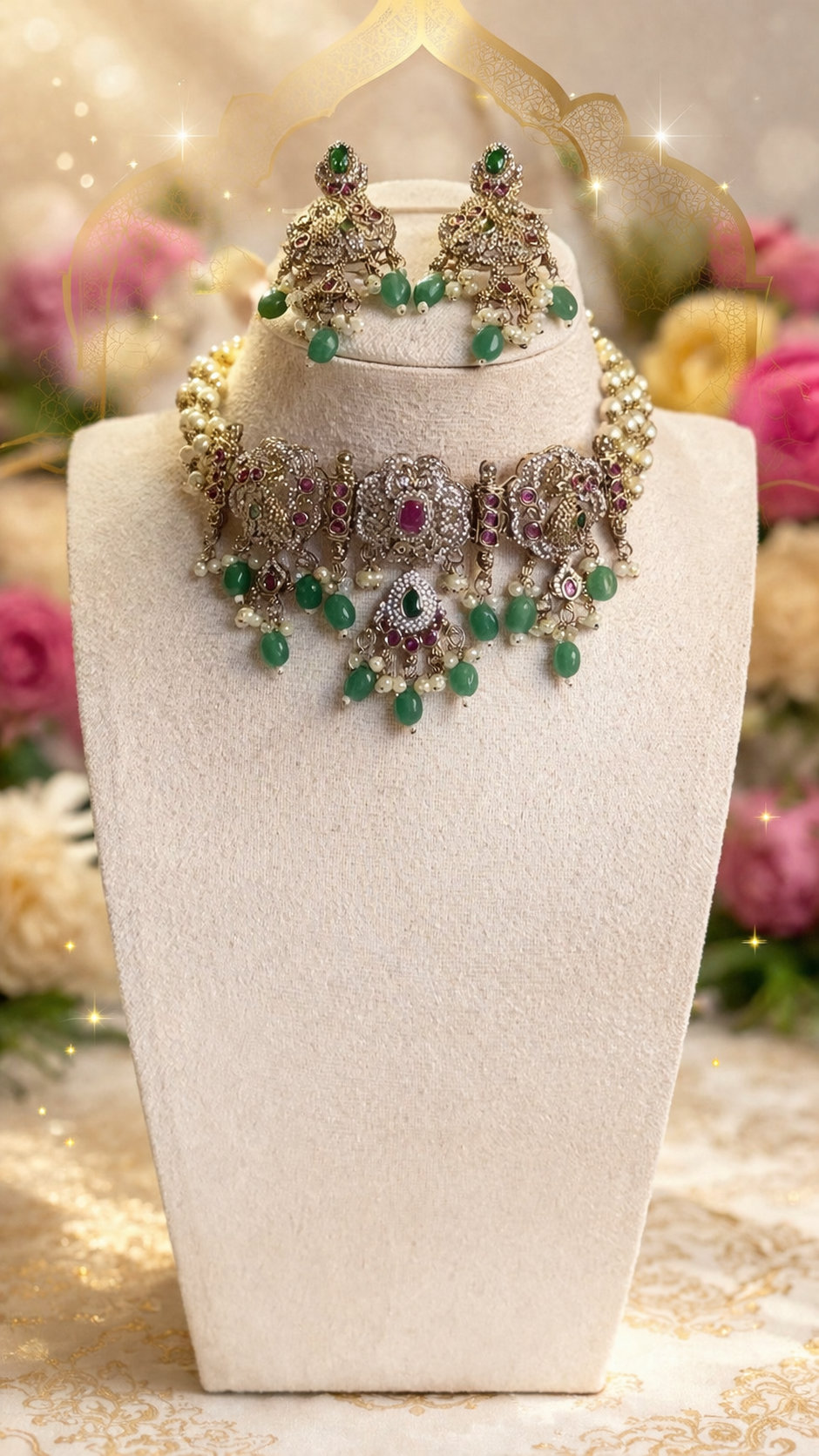 Bhumi Luxury Victorian Moissanite Choker