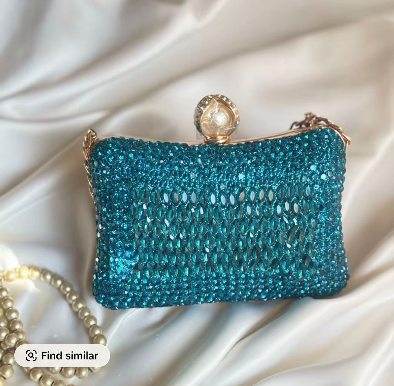 Zarmina Noor Crystal Clutch