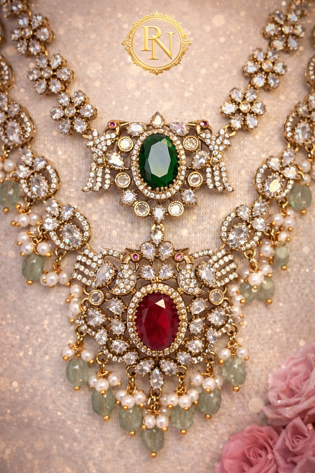 Rita Victorian Layered Necklace Set