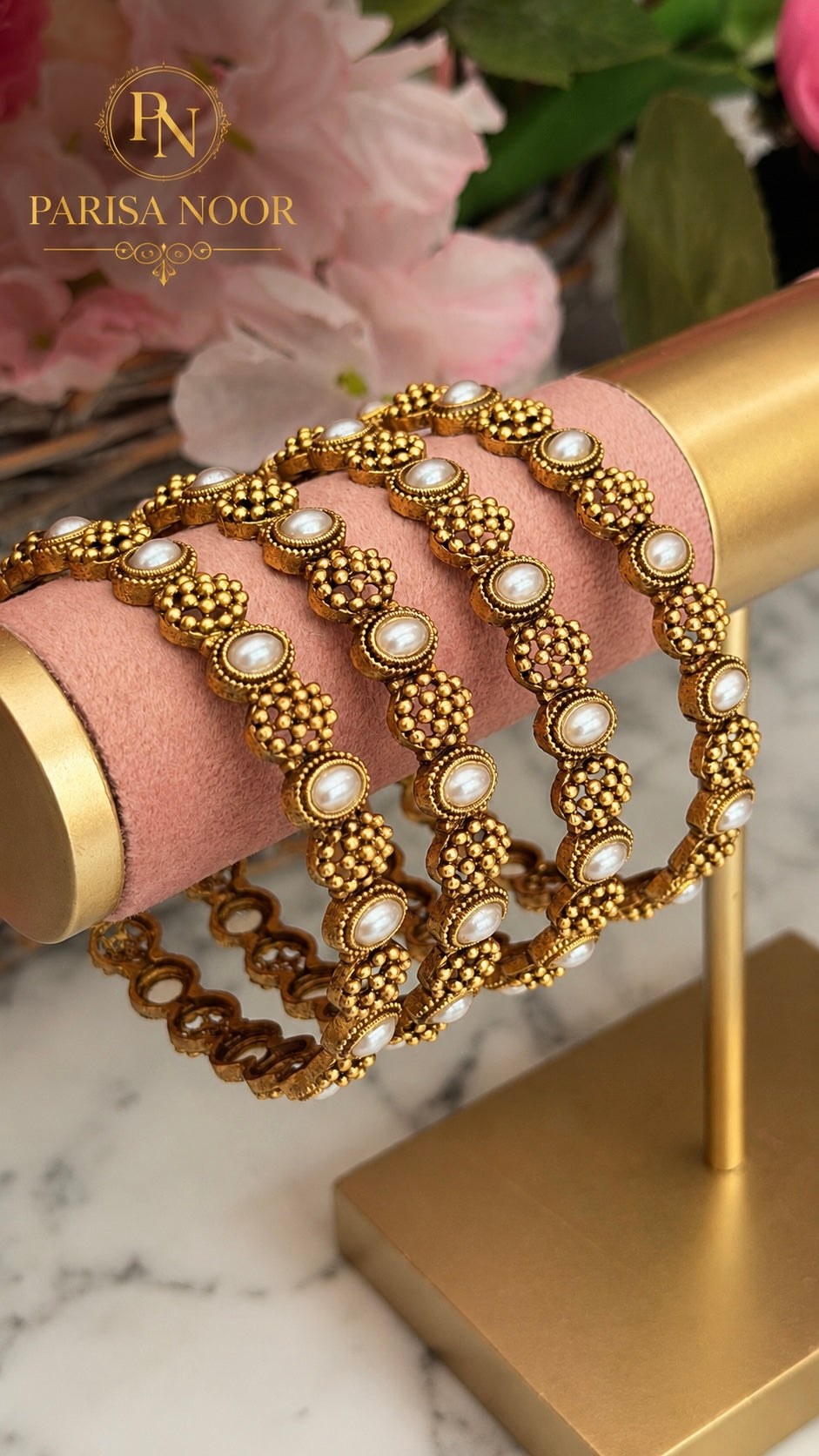Joyti Pearl Heritage Bangle Set